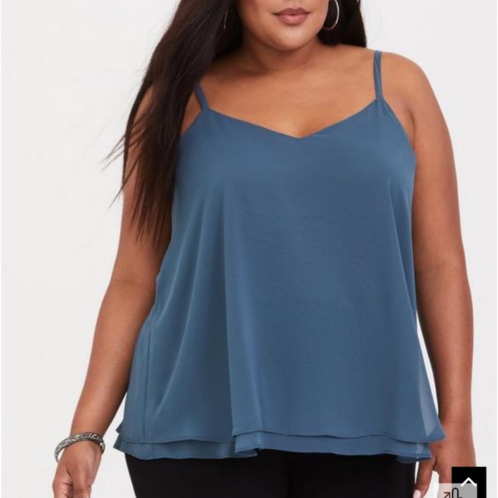 Torrid Sophie Chiffon Double Layer Cami